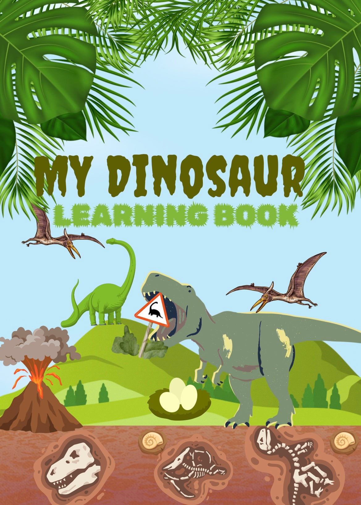 Dinosaur Learning Book for Toddlers